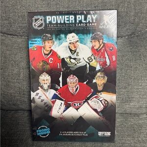 NHL  POWER PLAY - TEAM-BUILDING CARD GAME - HOCKEY- CRYPTOZOIC -  FACTORY SEALED